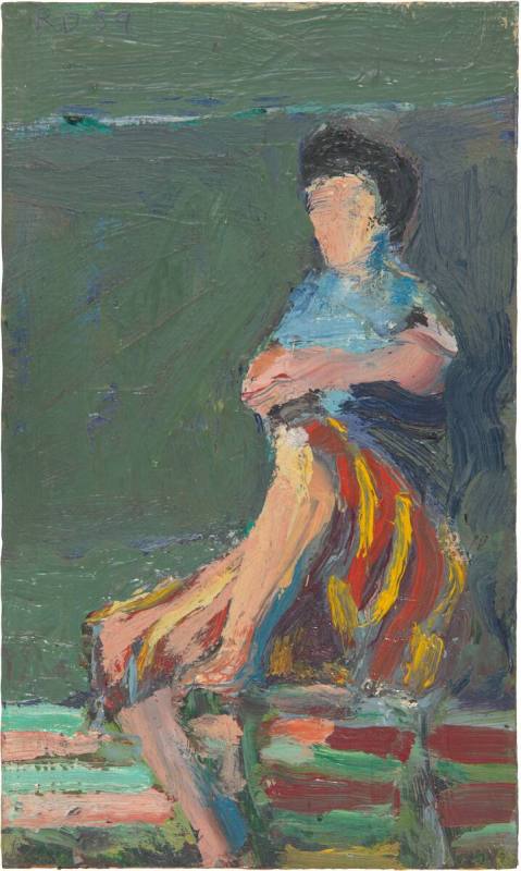 Girl with Yellow and Red Skirt