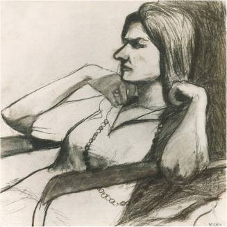 Untitled (Seated Woman with Necklace)