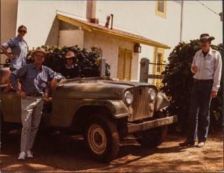 Diebenkorn, Phyllis, Carey Stanton, and Gilbert Lloyd, Santa Cruz Island, CA, Easter 1974