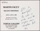 MARTIN FACEY, 1980-1987
