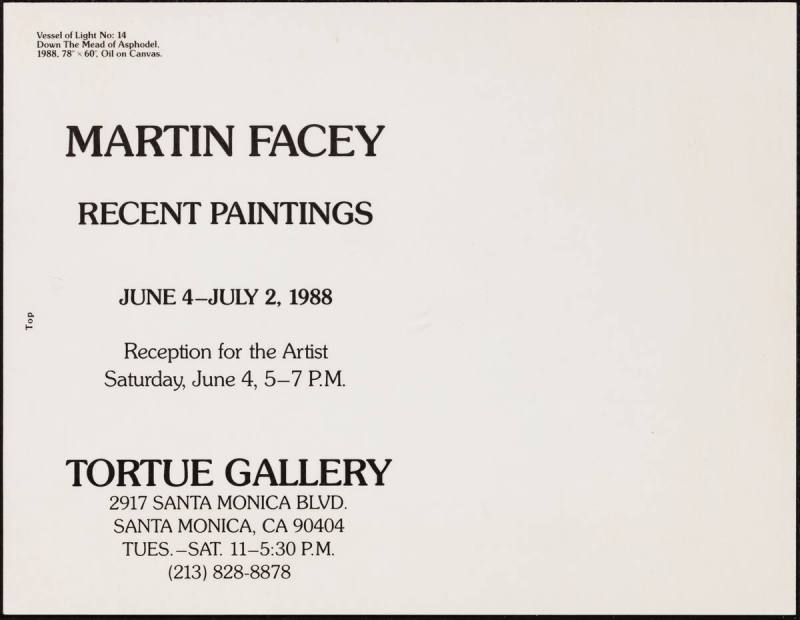 Martin FACEY, 1988-1989