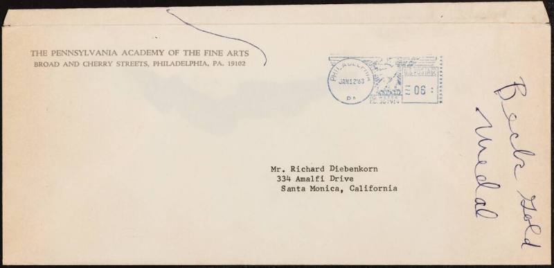 The PENNSYLVANIA Academy of the Fine Arts. Beck Gold Medal. Joseph T. Fraser, Jr. 1968