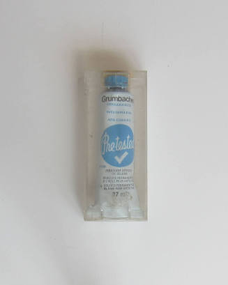 Studio Materials, Unopened clear plastic box with tube of Grumbacher Oil Color in the shade "Ce ...