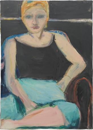 Seated Blonde Woman