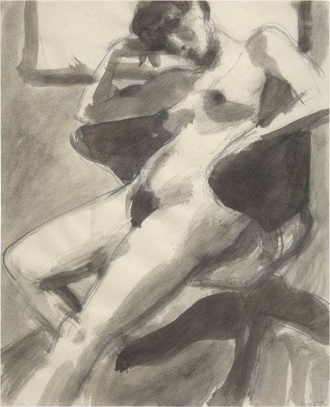 Untitled (Nude in a Chair)
