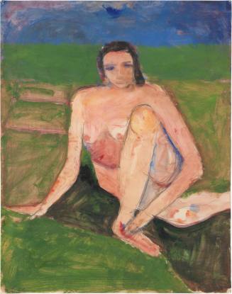 Untitled (Seated Nude, Outside)