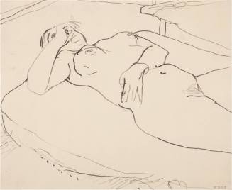 Untitled (Nude Stretching Out)