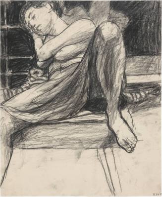 Seated Nude, One Leg Up