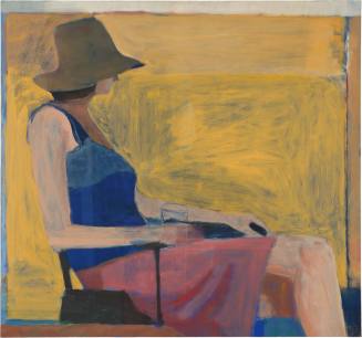 Seated Figure with Hat