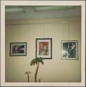 Nellie Gilman Fryer album of 1968 art show. The show was at her nursing home and included her p ...