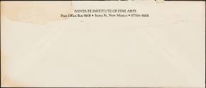 SANTA FE INSTITUTE OF FINE ARTS. MASTERS ART PROGRAM. 1985-1993
