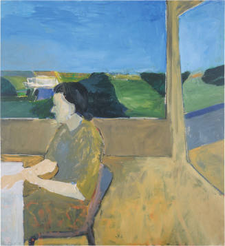 Woman by a Large Window