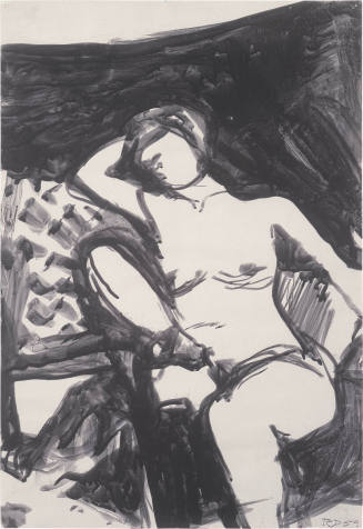 Untitled (Seated Nude)