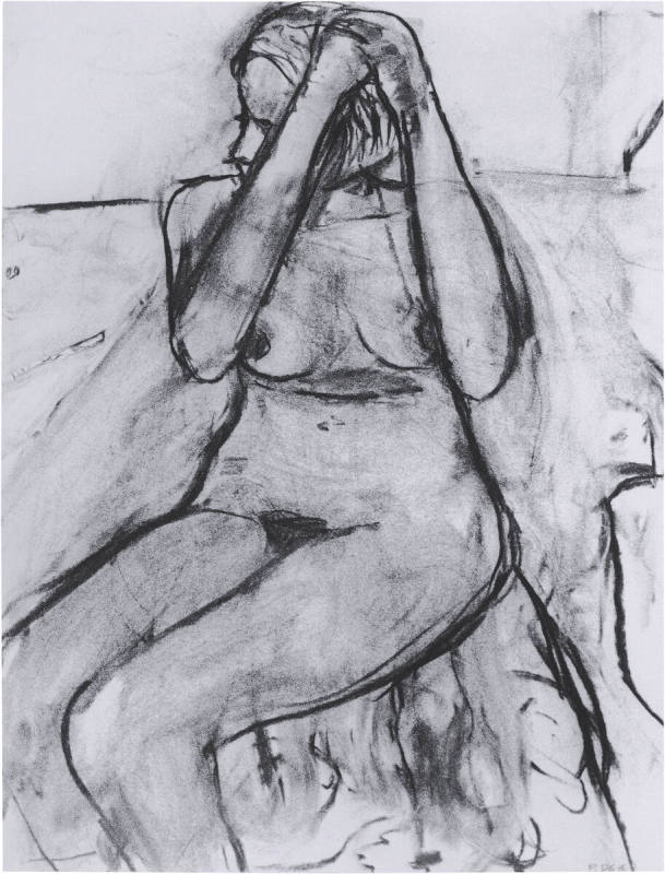 Untitled (Seated Nude, Fixing Hair)