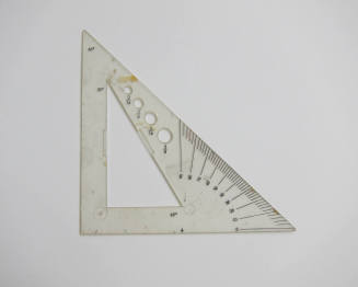 Studio Materials, Plastic Triangle Ruler