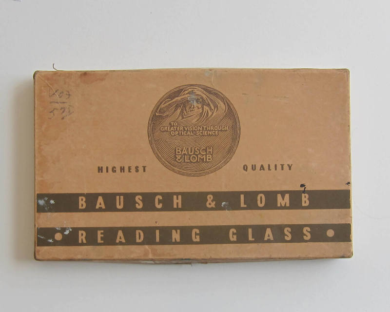 Studio Materials, Bausch & Lomb Reading Glass