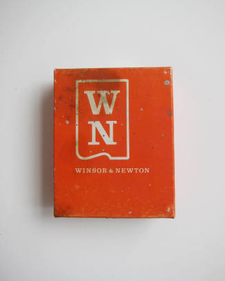 Studio Materials, Box of Windsor & Newton Paints Raw Umber