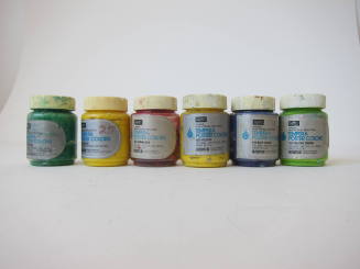 Studio Materials, tempera paint jars